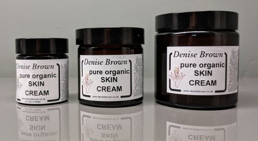 Organic Skin Cream (amber glass jars)