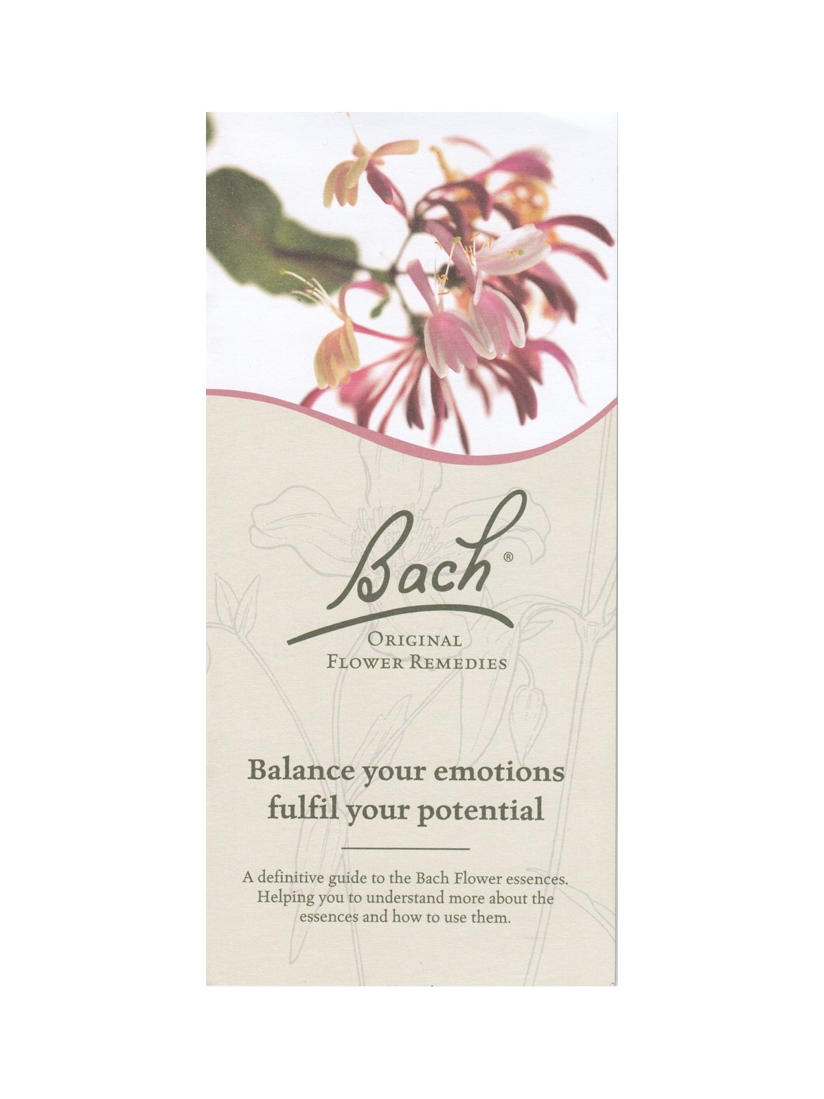 BACH FLOWER REMEDY LEAFLET