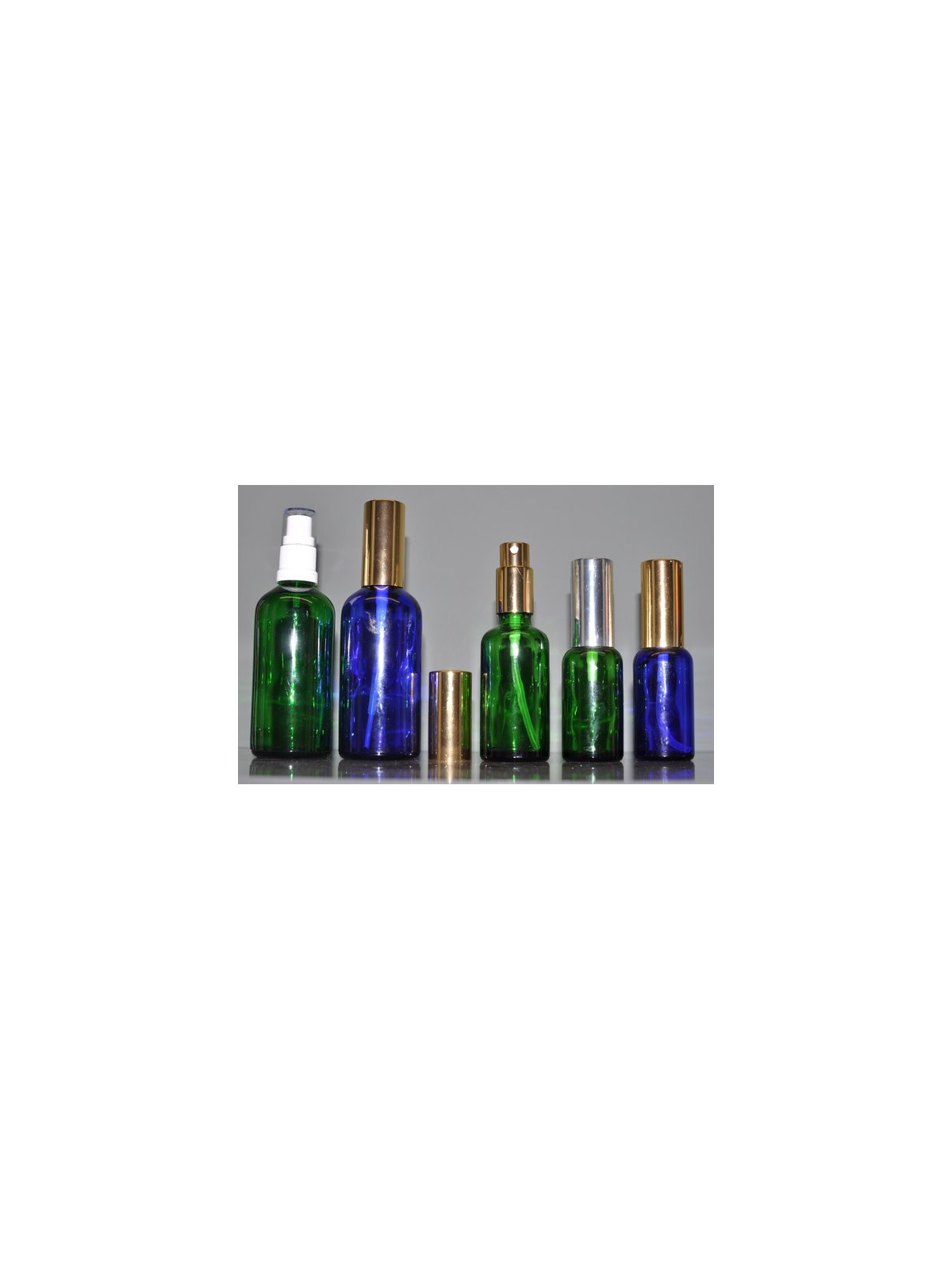 Coloured Glass Spray Mister Bottles Complete (Misters)