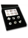 Platonic Solids quartz set