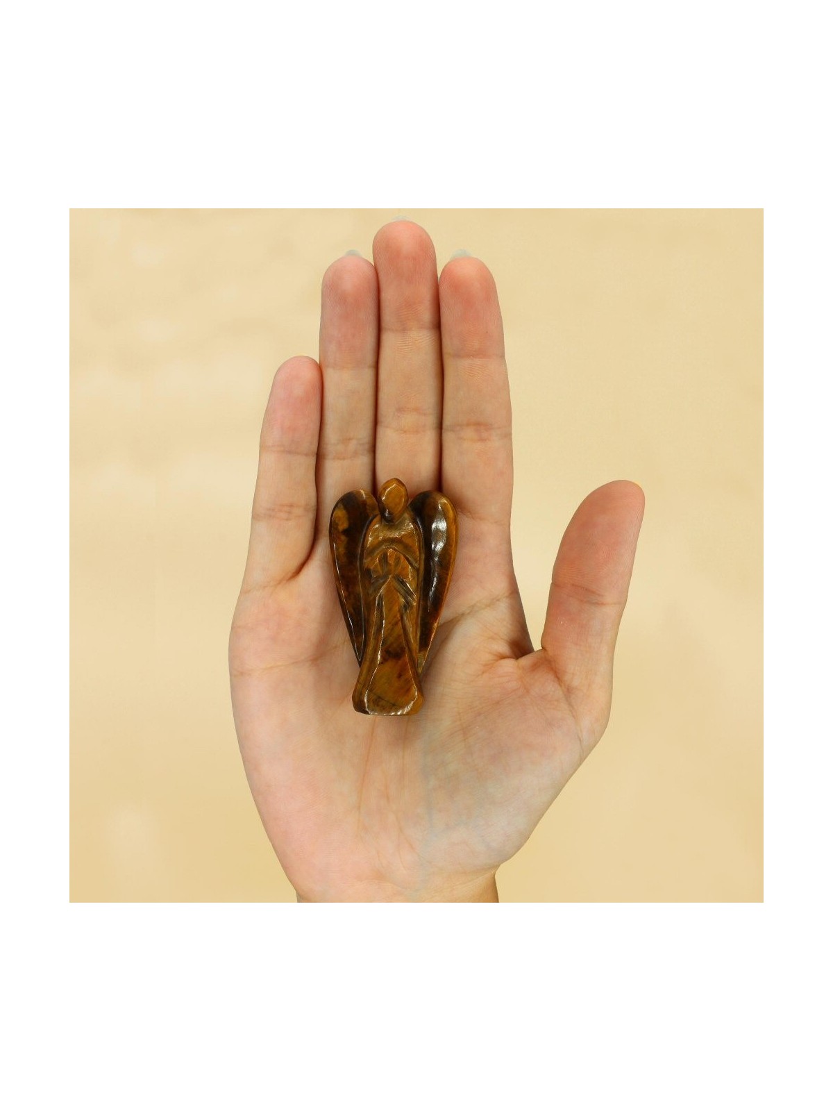 Tiger's Eye Gemstone Angel